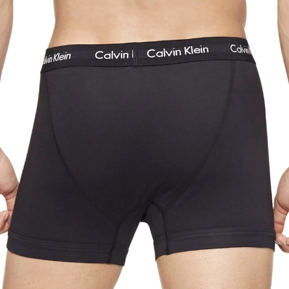 Men's Calvin Klein 3-pack Cotton Stretch Boxer Briefs,Black,Size S & M $47.50 - Picture 2 of 15